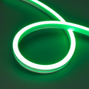 Светодиодная лента герметичная MOONLIGHT-SIDE-A140-12x17mm 24V Green (8 W/m, IP67, 5m, wire x2) (Arlight, Вывод кабеля боковой) : Серия MOONLIGHT SIDE 24V [mono]