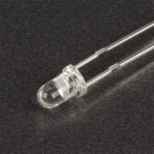 Светодиод ARL-3214UWC-10cd White (Arlight, 3мм (круглый)) : 3 мм прозрачная линза