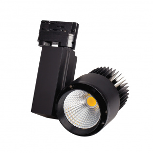 Светодиодный светильник LGD-537BK-40W-4TR White 38deg (Arlight, IP20 Металл, 3 года) : 10-45W для треков 4TRA