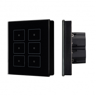 Панель Sens SR-KN0611-IN Black (KNX, DIM) (Arlight, -) : Выведенные из продаж NEW