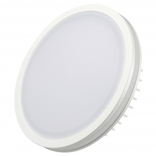 Светодиодная панель LTD-135SOL-20W White (Arlight, IP44 Пластик, 3 года) : Встраиваемые