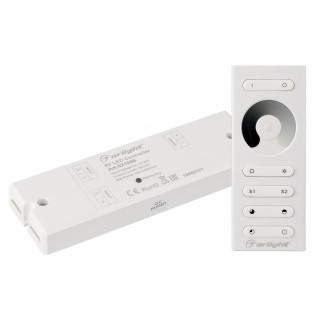 Диммер SR-2839DIM White (12-24 В,120-240 Вт, ПДУ сенсор) (Arlight, IP20 Пластик, 1 год) : Выведенные из продаж NEW
