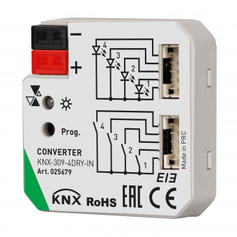 INTELLIGENT ARLIGHT Конвертер KNX-309-4DRY-IN (BUS) (IARL, Пластик) : KNX Конвертеры и сервис