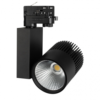 Светильник LGD-ARES-4TR-R100-40W Warm3000 (BK, 24 deg, 230V, DALI) (Arlight, IP20 Металл, 3 года) : 10-45W для треков 4TRA с управлением