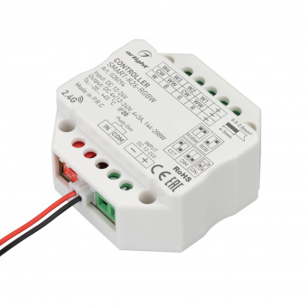 Контроллер SMART-K26-RGBW (12-24V, 4x3A, 2.4G) (Arlight, IP20 Пластик, 5 лет) : SMART Контроллеры CV [12-48V]