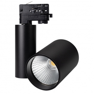 Светильник LGD-SHOP-4TR-R100-40W Warm3000 (BK, 24 deg) (Arlight, IP20 Металл, 5 лет) : 10-45W для треков 4TRA