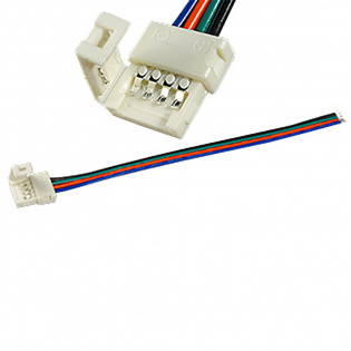 Коннектор выводной FIX-RGB10-1 (ANR, -) : Коннекторы 3-5pin для лент RGB/W, MIX