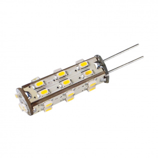 Светодиодная лампа AR-G4-27N-2W-12V Warm White (ANR, Открытый) : Лампа [G4, 12V] цилиндр