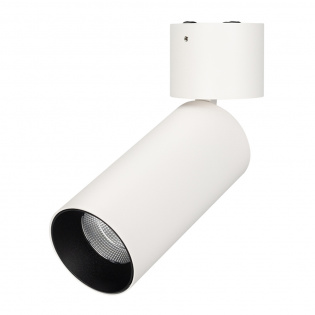 Светильник SP-POLO-SURFACE-FLAP-R65-8W White5000 (WH-BK, 40 deg) (Arlight, IP20 Металл, 3 года) : Накладные