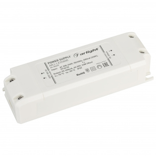 Блок питания ARJ-LE55600 (33W, 600mA, PFC) (Arlight, IP20 Пластик, 3 года) : AC/DC [ток 500-600mA]