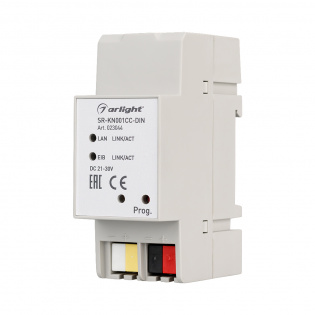 Конвертер SR-KN001CC-DIN (20-30V, 12mA, Ethernet) (Arlight, -) : KNX Конвертеры и сервис