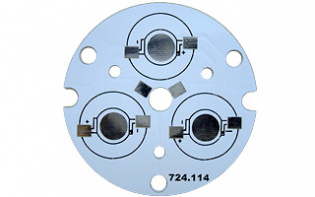 Плата D44-3E Emitter (3x LED, 724-114) (Turlens, -) : Выведены из поставки