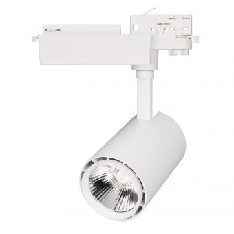 Светодиодный светильник LGD-1530WH-30W-4TR White 24deg (Arlight, IP20 Металл, 3 года) : 10-45W для треков 4TRA