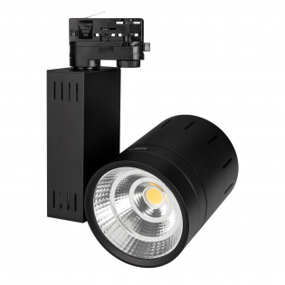 Светодиодный светильник LGD-520BK-30W-4TR White (Arlight, IP20 Металл, 3 года) : 10-45W для треков 4TRA