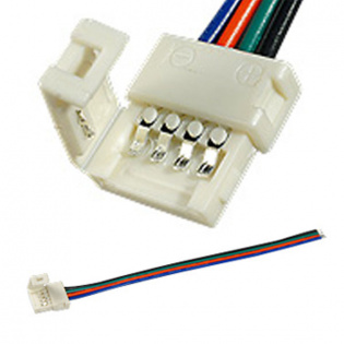 Коннектор выводной FIX-RGB10-1-15cm (Arlight, -) : Коннекторы 3-5pin для лент RGB/W, MIX