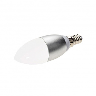 Светодиодная лампа E14 CR-DP-Candle-M 6W Warm White (Arlight, СВЕЧА) : Лампа [E14, E27, 230V] шар, свеча