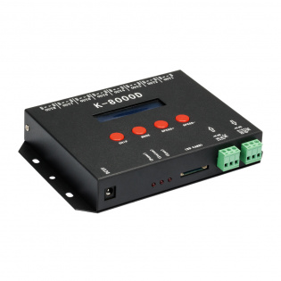 Контроллер DMX K-8000D (4096 pix, SD-card) (Arlight, IP20 Металл, 1 год) : Контроллеры [DMX Master]