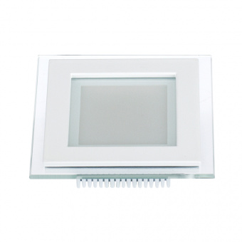 Светодиодная панель LT-S96x96WH 6W Day White 120deg (Arlight, IP40 Металл, 3 года) : Стеклянная рамка LT-R, LT-S