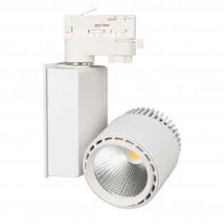 Светодиодный светильник LGD-2282WH-45W-4TR Day White 24deg (Arlight, IP20 Металл, 3 года) : 10-45W для треков 4TRA