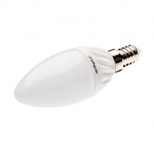 Светодиодная лампа ECOLAMP E14 4W White CANDLE-603 (Arlight, СВЕЧА) : Лампа [E14, E27, 230V] шар, свеча
