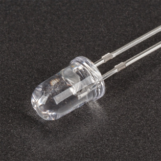 Светодиод ARL-5213URC-4.5cd (Arlight, 5мм (круглый)) : 5 мм прозрачная линза [угол 10-20°]