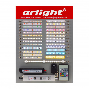 Стенд-мини 30х40 светодиодных лент 220В (Arlight, -) : Светодиодные ленты