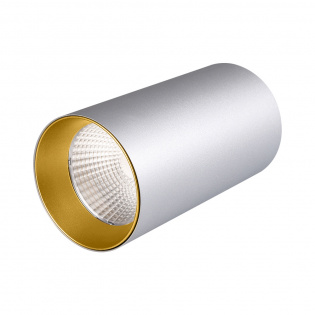 Светильник накладной SP-POLO-R85-1-15W Day White 40deg (Silver, Gold Ring) (Arlight, IP20 Металл, 3 года) : Накладные