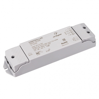 Контроллер SMART-K8-RGB (12-24V, 3x6A, 2.4G) (Arlight, IP20 Пластик, 5 лет) : SMART Контроллеры CV [12-48V]
