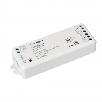 Контроллер SMART-K31-CDW (12-24V, 2x5A, 2.4G) (Arlight, IP20 Пластик, 5 лет) : SMART Контроллеры CV [12-48V]