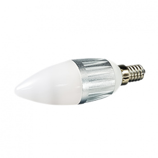 Светодиодная лампа E14 4W Candle -B35C Warm White (Arlight, СВЕЧА) : Лампа [E14, E27, 230V] шар, свеча