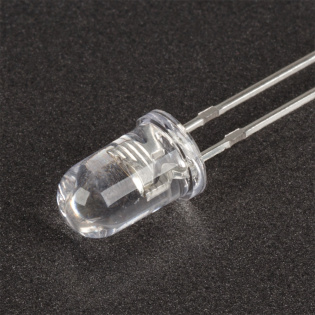 Светодиод ARL-5213UWC-5cd (Arlight, 5мм (круглый)) : 5 мм прозрачная линза [угол 10-20°]