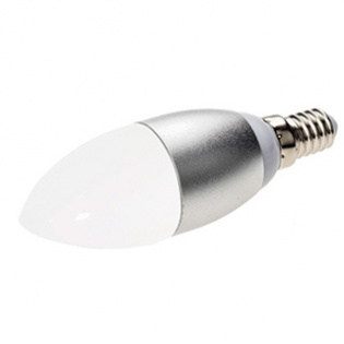 Светодиодная лампа E14 CR-DP-Candle-M 6W Day White (Arlight, СВЕЧА) : Лампа [E14, E27, 230V] шар, свеча