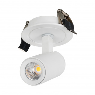 Светильник LGD-LUMOS-R35-5W White6000 (WH, 38 deg) (Arlight, IP20 Металл, 3 года) : Встраиваемые поворотные