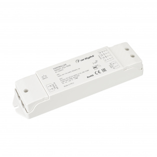 Контроллер SMART-K24-RGB (230V, 3x1A, 2.4G) (Arlight, IP20 Пластик, 5 лет) : SMART Контроллеры [230V]