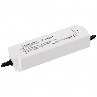 Блок питания ARPJ-KE571050A (60W, 1050mA, PFC) (Arlight, IP65 Пластик, 5 лет) : AC/DC [ток 1050 mA]