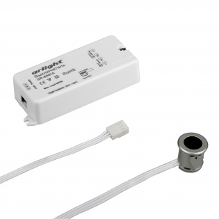 ИК-датчик SR-8001A Silver (220V, 500W, IR-Sensor) (Arlight, -) : Диммеры, выключатели с датчиком
