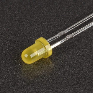 Светодиод ARL-3514UYD-150mcd (Arlight, 3мм (круглый)) : 3 мм диффузная линза
