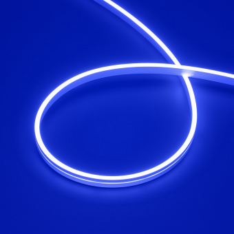 Светодиодная лента герметичная MOONLIGHT-SIDE-A168-4x10mm 24V Blue (7.2 W/m, IP65, 5m, wire x2) (Arlight, Вывод кабеля прямой) : Серия MOONLIGHT SIDE 24V [mono]