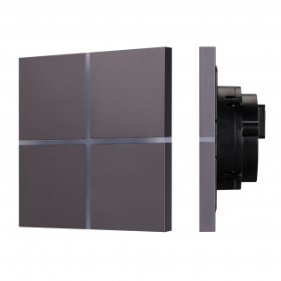 INTELLIGENT ARLIGHT Сенсорная панель KNX-304-13-IN Grey (BUS, Frameless) (IARL, IP20 Металл, 2 года) : KNX Панели