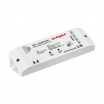 Контроллер SR-1009FA WiFi (12-36V, 240-720W) (Arlight, IP20 Пластик, 3 года) : EXCELLENT Контроллеры CV [12-36V]