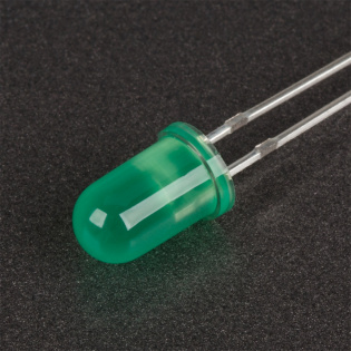 Светодиод ARL-5613GD-100mcd (Arlight, 5мм (круглый)) : 5 мм диффузная линза