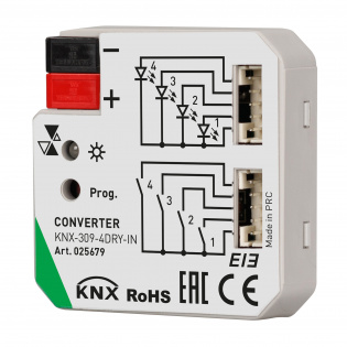INTELLIGENT ARLIGHT Конвертер KNX-309-4DRY-IN (BUS) (IARL, Пластик) : KNX Конвертеры и сервис