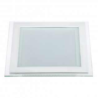 Светодиодная панель LT-S200x200WH 16W Warm White 120deg (Arlight, IP40 Металл, 3 года) : Стеклянная рамка LT-R, LT-S