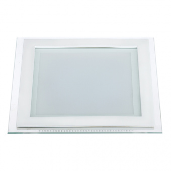 Светодиодная панель LT-S200x200WH 16W Day White 120deg (Arlight, IP40 Металл, 3 года) : Стеклянная рамка LT-R, LT-S
