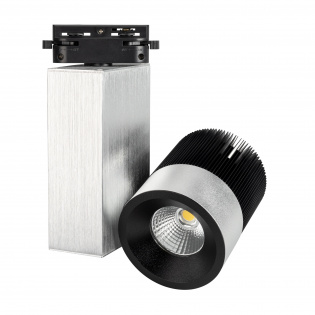 Светодиодный светильник LGD-2238SB-15W White 24deg (Arlight, IP20 Металл, 3 года) : 10-40W для треков 2TRA