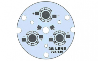 Плата D44-3E Emitter (3x LED, 724-130) (Turlens, -) : Выведены из поставки