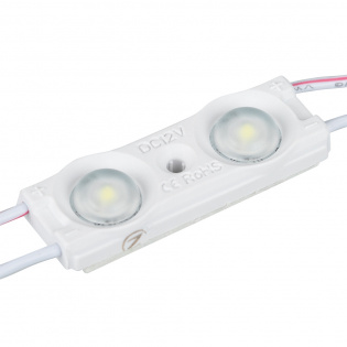 Модуль герметичный ARL-ORION-R10-12V Cool (2835, 2 LED) (Arlight, Закрытый) : Выведены из поставки