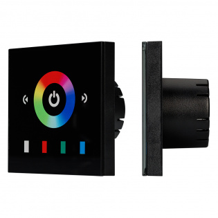 Панель Sens LN-08E2 Black (RGB,12-24V,144-288W) (Arlight, -) : Выведенные из продаж OLD