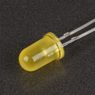 Светодиод ARL-5613UYD-150mcd (Arlight, 5мм (круглый)) : 5 мм диффузная линза