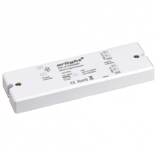 Усилитель DMX-сигнала SR-2100AMP (12-24V, 1CH) (Arlight, IP20 Пластик, 3 года) : Усилители, разветвители [12-36V]